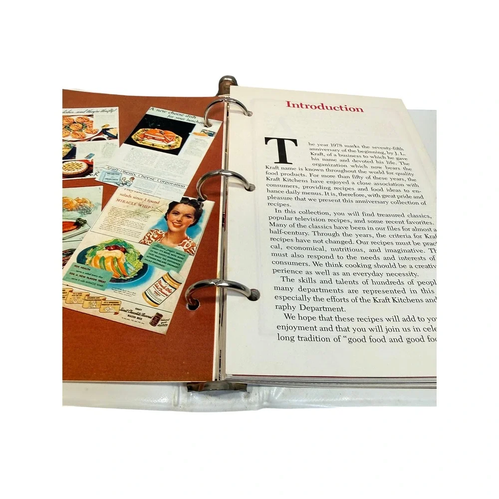 Kraft Cookbook 75 Years of Good Food Ideas 1977 White Good Vintage Retro Recipes